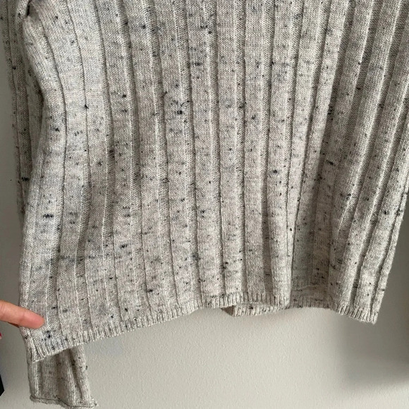 MADEWELL Mockneck  Wool Blend Mockneck Speckled Ribbed Sweater Size XS - Picture 7 of 12